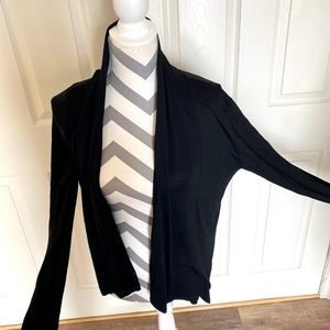 Classic black cardigan midnight size S